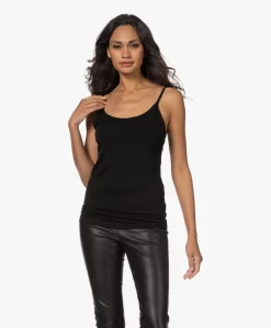 Lasalle Lyocell Spaghetti Top - Zwart -Kleding Series Winkel 221020 53d91adc 54de 453f 85d0 61fc3a00a68a scaled