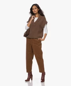 Vanessa Bruno Leren Enkellaarzen - Acajou -Kleding Series Winkel 221025 2294b0d4 5c01 46f1 b8ba 08da056d4cde scaled