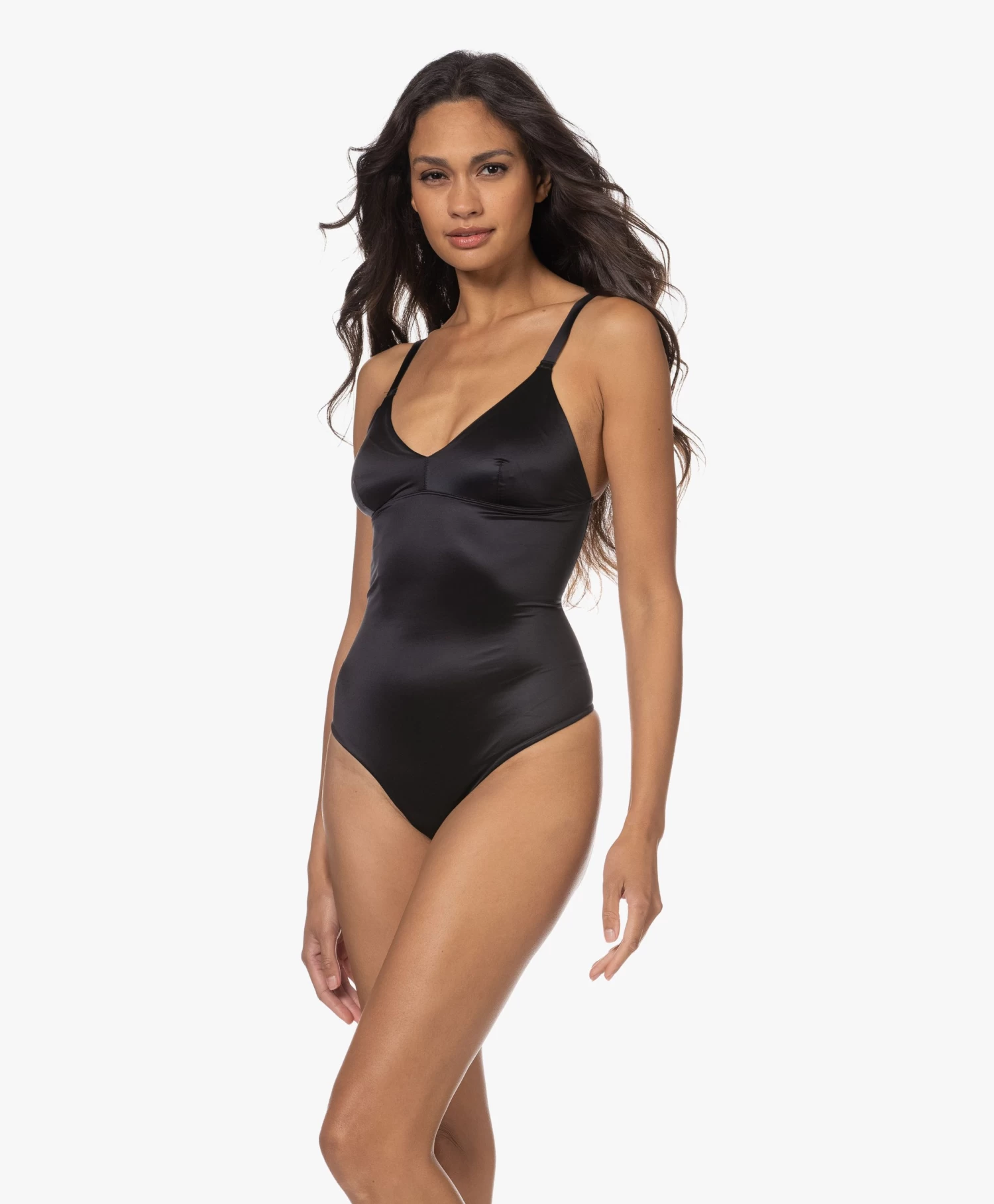 Spanx® Shaping Satin String Body - Zwart 11 Spanx® Shaping Satin String Body - Zwart - Afbeelding 11