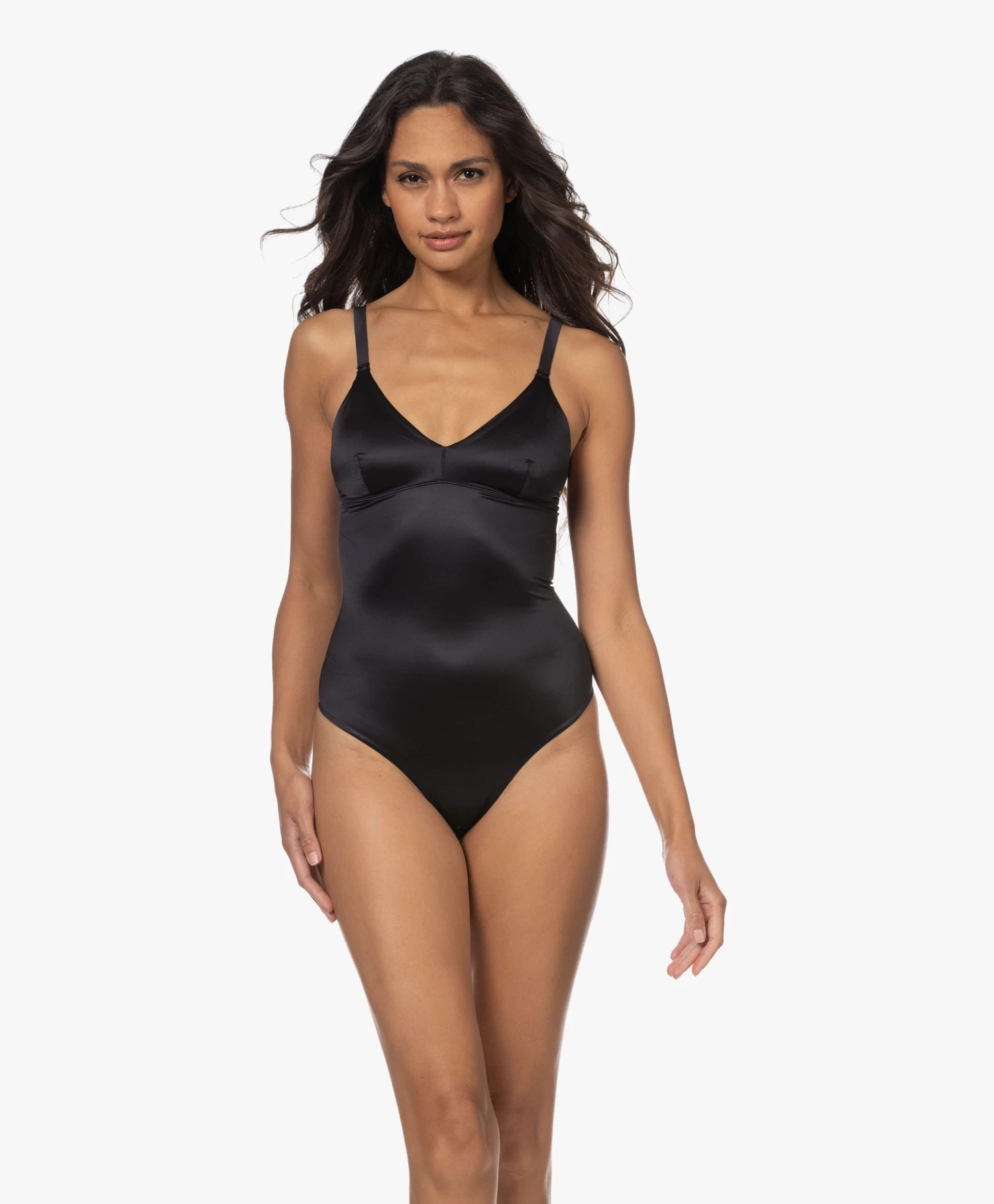 Spanx® Shaping Satin String Body - Zwart 12 Spanx® Shaping Satin String Body - Zwart - Afbeelding 12
