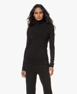 Woman By Earn Beau Viscose Crêpe Coltrui - Zwart -Kleding Series Winkel 221025 7d7faac4 5d36 48a5 8ee8 382adb55cee1 scaled