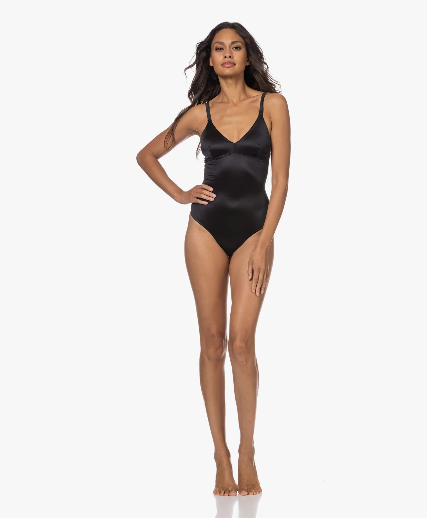 Spanx® Shaping Satin String Body - Zwart 13 Spanx® Shaping Satin String Body - Zwart - Afbeelding 13