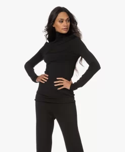 Woman By Earn Beau Viscose Crêpe Coltrui - Zwart -Kleding Series Winkel 221025 df0854cd bf45 41a3 9e2e a2fa0efe78e3 scaled