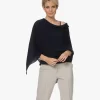 Sibin/Linnebjerg Paris Merino Poncho - Navy
