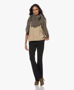 Filippa K Ximena Wolmix Korte Mouwen Trui - Beige Melange -Kleding Series Winkel 221108 09b3a960 6246 4ac6 ae39 c0a75272a324 scaled