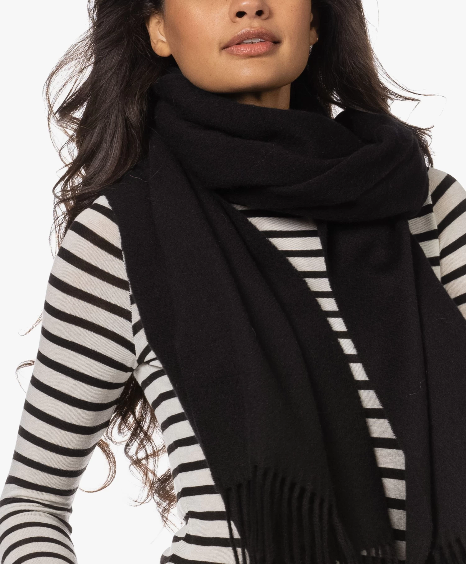 Filippa K Cashmere Blend Sjaal - Zwart 7 Filippa K Cashmere Blend Sjaal - Zwart - Afbeelding 7