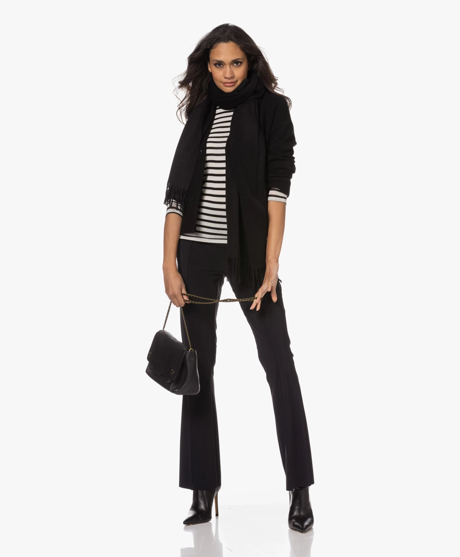 Filippa K Cashmere Blend Sjaal - Zwart 5 Filippa K Cashmere Blend Sjaal - Zwart - Afbeelding 5