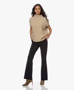 Filippa K Ximena Wolmix Korte Mouwen Trui - Beige Melange -Kleding Series Winkel 221108 68613cc8 fb90 4e06 ad81 2196fb9a0c21 scaled