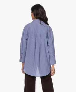 Anine Bing Mika Gestreept Poplin Overhemd - Blauw/Wit -Kleding Series Winkel 221110 af4c0086 ee04 4ec7 b8e8 2e9f8de2bd88 scaled