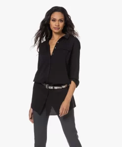 Iro Merkle Leren Riem Met Metalen Details - Zwart/Zilver -Kleding Series Winkel 221116 8ce73a0c c396 4d43 926f 12448ecc975a scaled