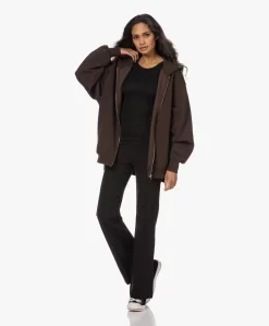 Âme Antwerp Cooper Sweatvest Met Capuchon - Donkerbruin -Kleding Series Winkel 221117 17e222f2 0da8 4128 aeb7 540c33c97138 scaled