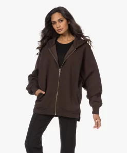 Âme Antwerp Cooper Sweatvest Met Capuchon - Donkerbruin -Kleding Series Winkel 221117 5d8d4d22 6a19 4da3 a918 4a7499452a09 scaled