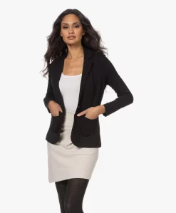 No Man'S Land French Terry Blazer - Blauwzwart