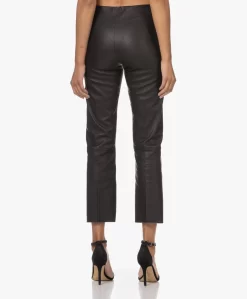 By Malene Birger Florentina Leren Broek - Zwart -Kleding Series Winkel 221117 a7548385 32d3 4f97 9f41 48a8e8abcee7 scaled