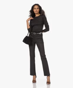 Iro Merkle Leren Riem Met Metalen Details - Zwart/Zilver -Kleding Series Winkel 221117 b0194b63 4254 413f 9191 baa8494f1a43 scaled