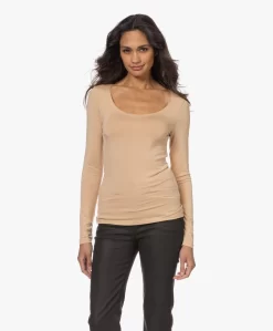 No Man'S Land Basic Viscose Longsleeve - Honey -Kleding Series Winkel 221117 b883d5ba 6780 49d0 9264 da08ae9c2fb8 scaled