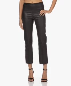 By Malene Birger Florentina Leren Broek - Zwart