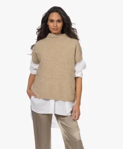 Filippa K Ximena Wolmix Korte Mouwen Trui - Beige Melange -Kleding Series Winkel 221121 d78af56c 1146 43dc 8f27 da30ac0a6bd1 scaled