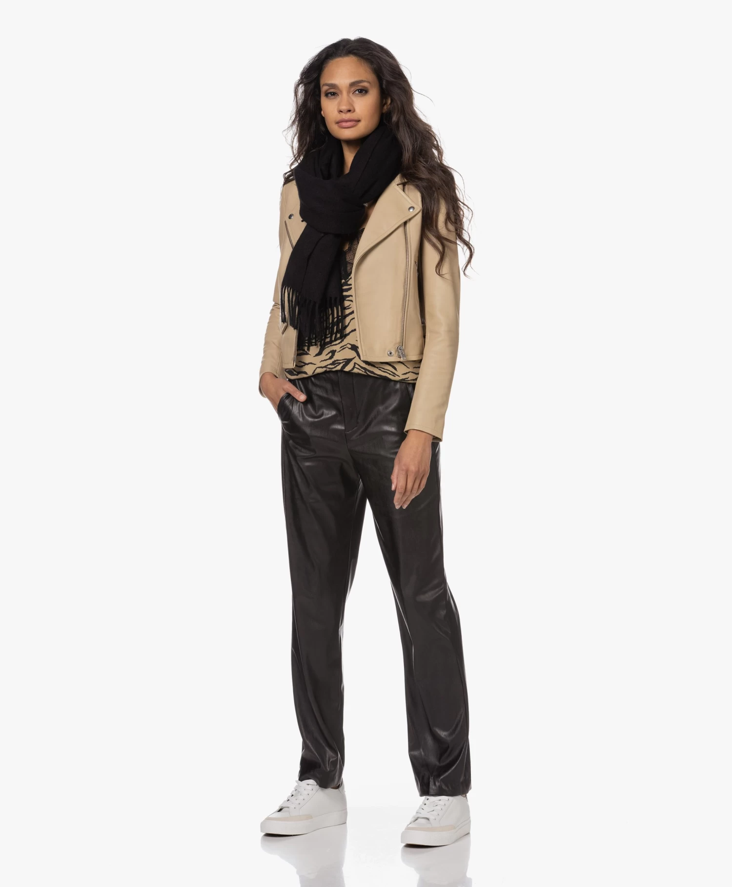 Filippa K Cashmere Blend Sjaal - Zwart 13 Filippa K Cashmere Blend Sjaal - Zwart - Afbeelding 13