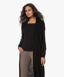 Resort Finest Cashmeremix Midi Open Vest - Zwart -Kleding Series Winkel 221130 12f06759 b651 4dca aa4a 23bdfd1e23e6 scaled