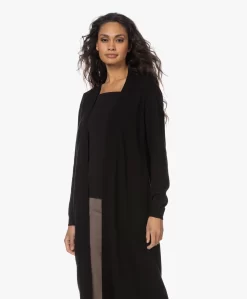 Resort Finest Cashmeremix Midi Open Vest - Zwart -Kleding Series Winkel 221130 442aded1 c993 4dbb bc63 bd6428c53b56 scaled