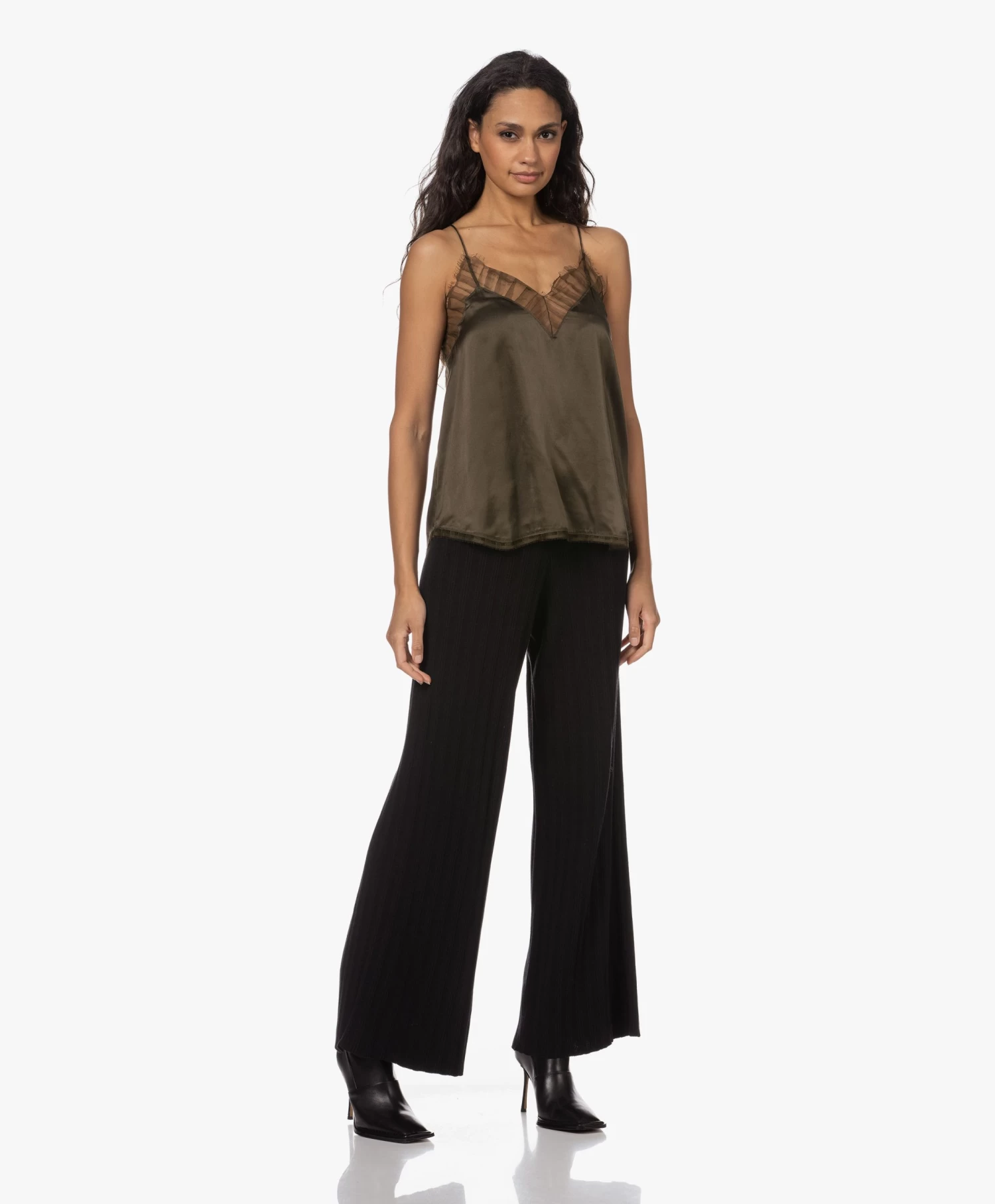 Alias Mae Abbie Leren Stilettohak Enkellaarzen - Zwart 10 Alias Mae Abbie Leren Stilettohak Enkellaarzen - Zwart - Afbeelding 10