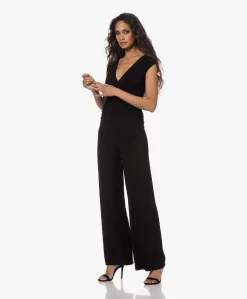 Norma Kamali Shirred Mouwloze Travel Jersey Jumpsuit - Zwart -Kleding Series Winkel 221130 75f85765 bc19 4893 af88 75d4372948ef scaled