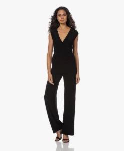 Norma Kamali Shirred Mouwloze Travel Jersey Jumpsuit - Zwart -Kleding Series Winkel 221130 b1b4e7d7 9599 4cf4 94da 2d4a875310fa