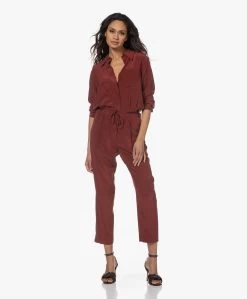 Equipment Benilde Gewassen Zijden Jumpsuit - Syrah -Kleding Series Winkel 221213 18319f80 cd83 421f 9ce4 f104a2db711e