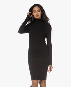 By Malene Birger Nilah Viscose En Wol Colshirt - Zwart