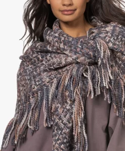 Manos Del Uruguay Merino Wolmix Poncho - Blauw/Grijs/Roze Mêlee -Kleding Series Winkel 221213 aba509a6 7f00 492d bc32 a31b615e67a5 scaled