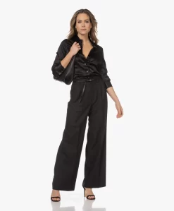 Filippa K Darcey Wollen Bandplooibroek - Zwart -Kleding Series Winkel 221222 fa38da17 7156 454c a031 10a426732988 scaled