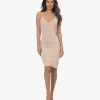 By Malene Birger Camille Viscose Jersey Onderjurk - Champagne