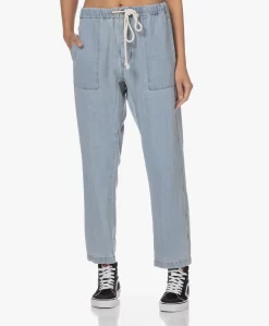 Xírena Eliott Lichtgewicht Denim Loose-Fit Jeans - Blue Dove