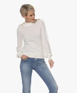 Plein Publique La Clique Merino Trui Met Knopen - Ivoor -Kleding Series Winkel 230105 32d7c90e 2006 4571 ad1c d8014e8b8cd3 scaled