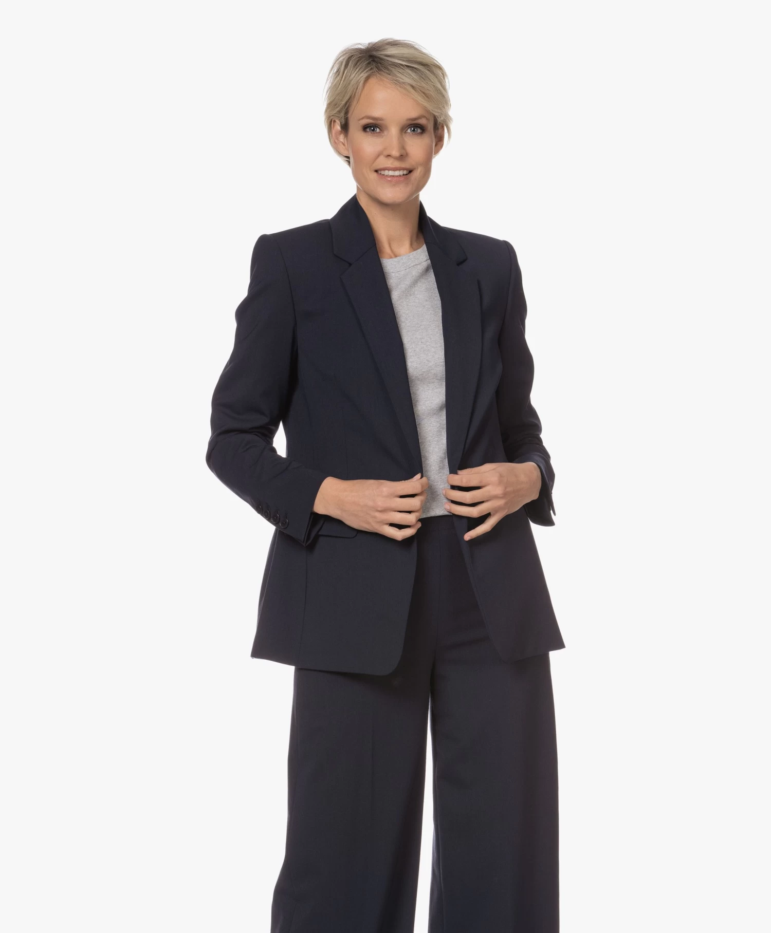 Drykorn Atlin Scheerwolmix Blazer - Navy 11 Drykorn Atlin Scheerwolmix Blazer - Navy - Afbeelding 11