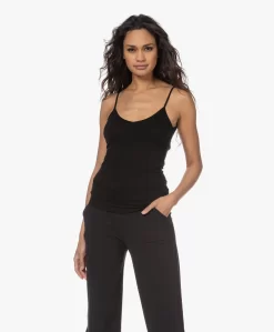 Majestic Filatures Superwashed V-Hals Spaghettitop - Zwart -Kleding Series Winkel 230111 07773832 c104 4634 b21e 64a572ba6a5c scaled