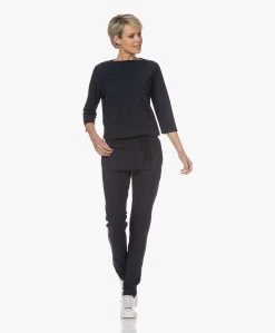 Studio .Ruig Oeke Tech Jersey Jumpsuit - Donkerblauw -Kleding Series Winkel 230117 64616039 785d 4000 80c8 34a279b175a2