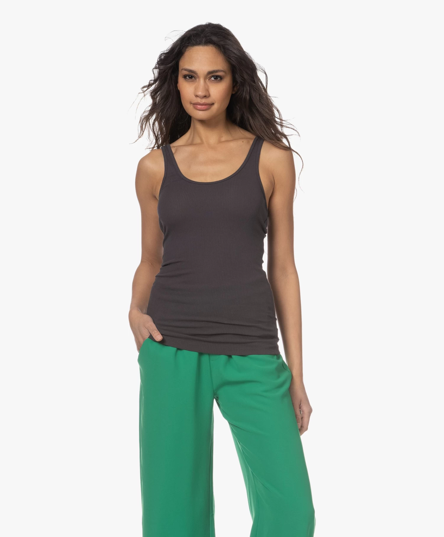 James Perse The Daily Tank - Asphalt 3 James Perse The Daily Tank - Asphalt - Afbeelding 3