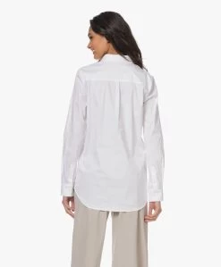 Woman By Earn Froukje Katoenmix Stretch Poplin Overhemdblouse - Wit -Kleding Series Winkel 230119 6d7455f5 aeaa 4907 a53a 0ead831bbc26