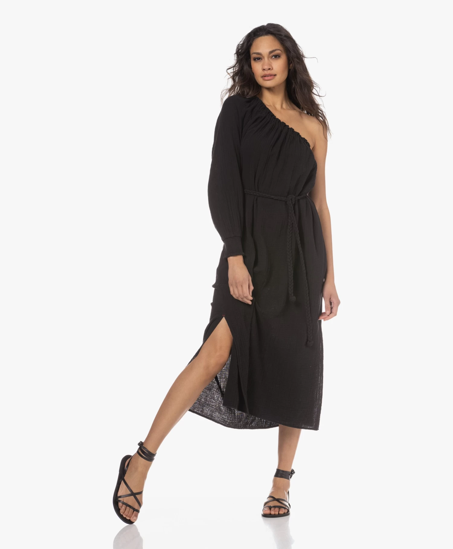 Ancient Greek Sandals Morfi Leren Sandalen - Zwart 9 Ancient Greek Sandals Morfi Leren Sandalen - Zwart - Afbeelding 9