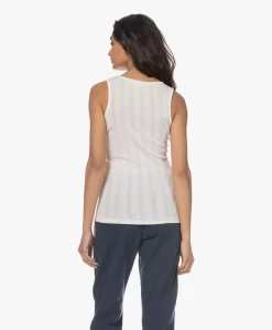 Gai+Lisva Alberte Rib Katoenen Top - Off-White -Kleding Series Winkel 230119 ecb5b317 e919 4949 a54b 22de5f84e394 scaled