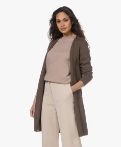 Sibin/Linnebjerg Zuni Lang Open Vest - Coffee -Kleding Series Winkel 230124 32a69d3a 7be4 495b b034 c314b201903b scaled