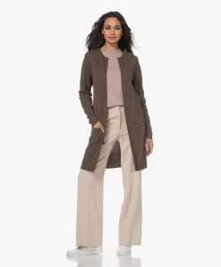 Sibin/Linnebjerg Zuni Lang Open Vest - Coffee -Kleding Series Winkel 230124 5edae5b0 bbe2 4f01 af4a db2768d06961 scaled