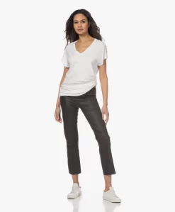 By Malene Birger Florentina Leren Broek - Zwart -Kleding Series Winkel 230125 e2322d32 675a 40b5 824b 914ccef542ec scaled