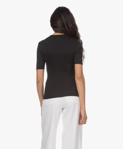 Rag & Bone The Essential Rib Pima Katoenen T-Shirt - Zwart -Kleding Series Winkel 230126 4aa2950e d2c5 4da8 adfd 66e26cbff59f scaled