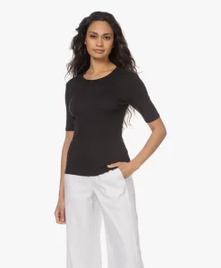 Rag & Bone The Essential Rib Pima Katoenen T-Shirt - Zwart -Kleding Series Winkel 230126 74318ab5 ab09 42b8 a22a 5457a3035e88 scaled