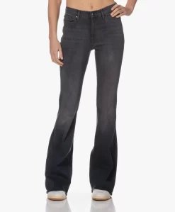 Denham Jane High-Rise Flared Jeans - Donkergrijs