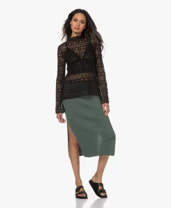 Róhe Macramé Opengebreide Trui Met Flared Mouwen - Zwart -Kleding Series Winkel 230201 ad9c6f30 b84a 45fe b5ff b5584c1d981a scaled