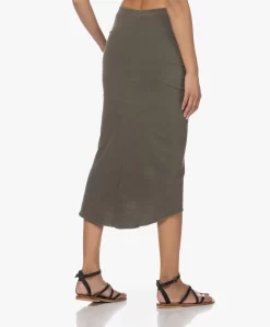 James Perse Aangerimpelde Jersey Midi Rok - Platoon -Kleding Series Winkel 230201 b377c973 bd18 45cb 8a29 f9670ed6a66c scaled